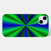 Coques Case-Mate iPhone Blue Green Rainbow (Verso (horizontal))