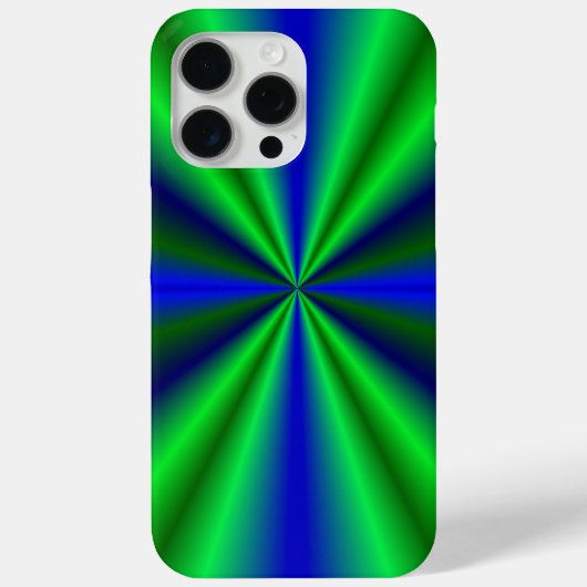 Coques Case-Mate iPhone Blue Green Rainbow (Verso)