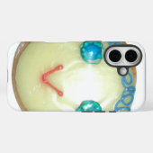 Coques Case-Mate iPhone Blue Hair Emoji Art Imprimer/Graphique (Verso (horizontal))