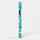 COQUES Case-Mate iPhone BLUE HAWAII (TURQUOISE) (Dos/Droite)