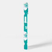 COQUES Case-Mate iPhone BLUE HAWAII (TURQUOISE) (Verso / Droite)