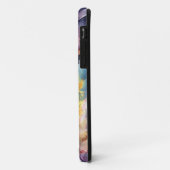 Coques Case-Mate iPhone Blue Heeler Halloween avec citrouilles effrayant (Dos/Gauche)