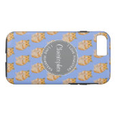 Coques Case-Mate iPhone Blue I love Hamsters Hamster Motif (Dos (Horizontal))
