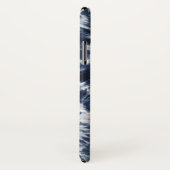 Coques Case-Mate iPhone Blue Indigo Shibori Tie Dye (Dos/Droite)