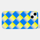 Coques Case-Mate iPhone Blue jaune géométrique Ukraine Inspiration moderne (Verso (horizontal))
