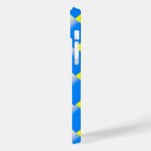Coques Case-Mate iPhone Blue jaune géométrique Ukraine Inspiration moderne (Verso / Gauche)