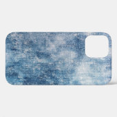 Coques Case-Mate iPhone Blue Jeans Denim, Arrière - plan texturé. (Verso (horizontal))