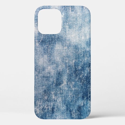 Coques Case-Mate iPhone Blue Jeans Denim, Arrière - plan texturé. (Verso)