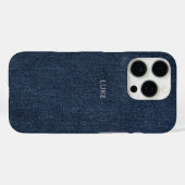 Coques Case-Mate iPhone Blue Jeans Denim Western Texture Effet Téléphone b (Verso (horizontal))