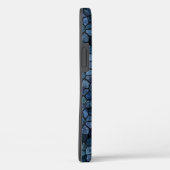 Coques Case-Mate iPhone Blue Lagoon Midnight Cobbled Pat (Verso / Droite)