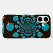 Coques Case-Mate iPhone Blue Lights (Verso (horizontal))