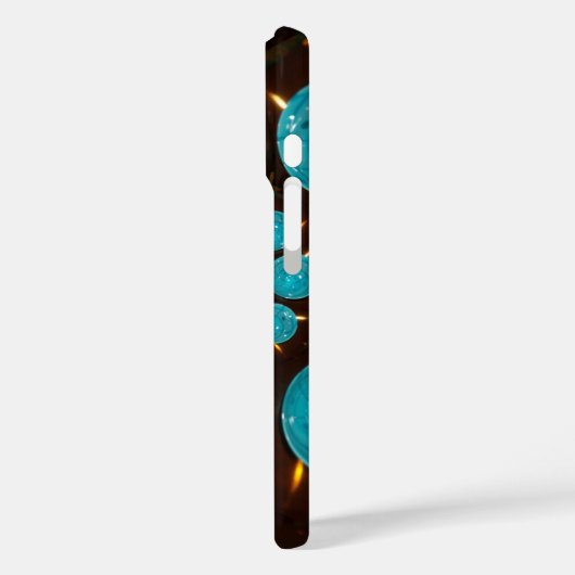 Coques Case-Mate iPhone Blue Lights (Verso / Gauche)