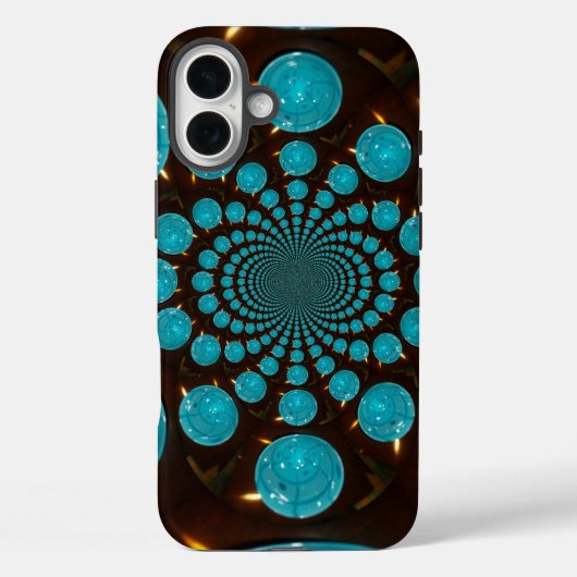 Coques Case-Mate iPhone Blue Lights (Verso)