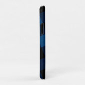 Coques Case-Mate iPhone Blue Lumberjack Plaid (Dos/Droite)