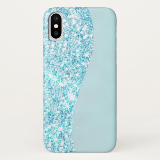 Coques Case-Mate iPhone Blue Luxury Moderne dégradé galaxie étoile parties (Dos)