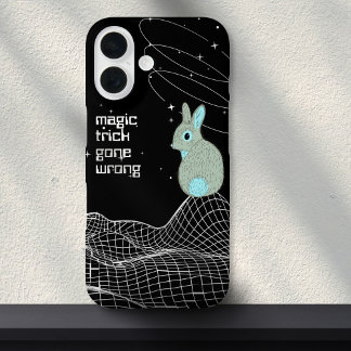 Coques iPhone 16 Blue Magic Bunny Lapin lapin lapin mème