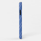 Coques Case-Mate iPhone Blue, moderne, simple, cool, trendy zigzag (Dos/Droite)