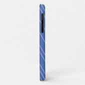 Coques Case-Mate iPhone Blue, moderne, simple, cool, trendy zigzag (Dos/Gauche)