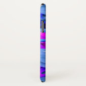 Coques Case-Mate iPhone Blue N Purple Daisies (Dos/Droite)