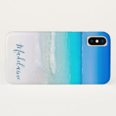 Coques Case-Mate iPhone Blue Ocean Sea Sky Vacances Voyage (Dos (Horizontal))