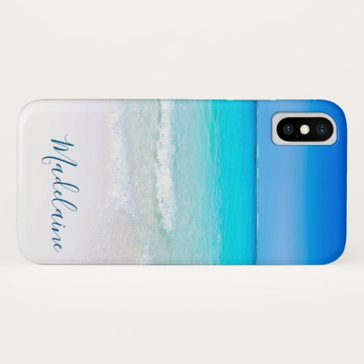 Coques Case-Mate iPhone Blue Ocean Sea Sky Vacances Voyage (Dos (Horizontal))