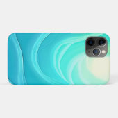 Coques Case-Mate iPhone Blue Ocean Serenity Waves Abstrait Design (Dos (Horizontal))