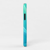 Coques Case-Mate iPhone Blue Ocean Serenity Waves Abstrait Design (Dos/Droite)