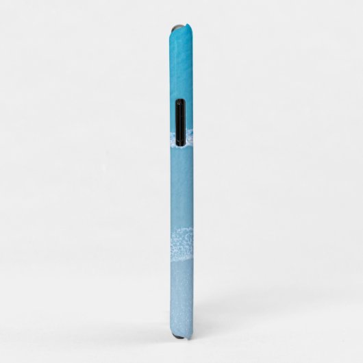 Coques Case-Mate iPhone Blue Ocean Waves Coque-coque iphone monogramme (Dos/Droite)