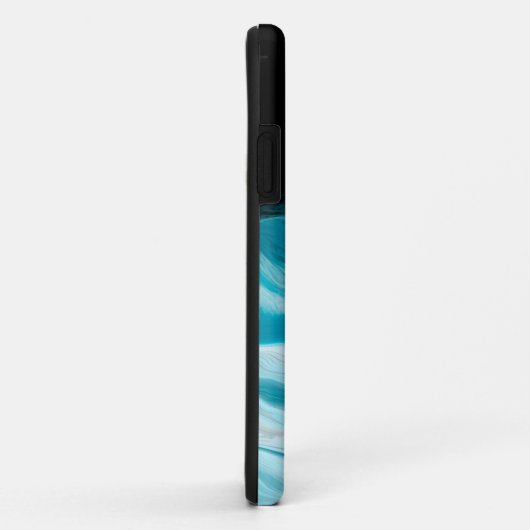 Coques Case-Mate iPhone Blue Ocean Waves Fluid Art (Dos/Droite)