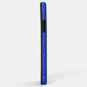 Coques Case-Mate iPhone Blue Paisley (Dos/Droite)