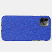 Coques Case-Mate iPhone Blue Paisley (Dos (Horizontal))