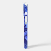 Coques Case-Mate iPhone Blue periwinkel élégantes hydrangées florales (Verso / Gauche)