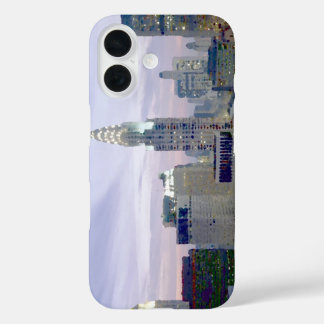 Coques iPhone 16 Blue Pop Art New York