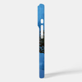 Coques Case-Mate iPhone BLUE POPPY Flower Blue Sky avec nom (Verso / Gauche)