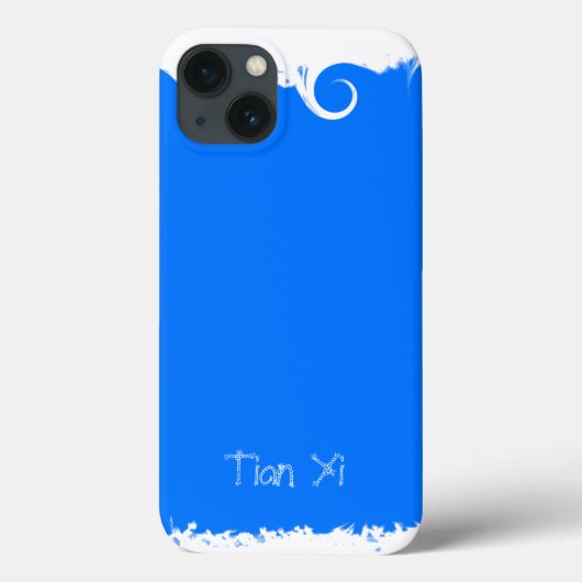 Coques Case-Mate iPhone Blue Professional élégant moderne (Verso)