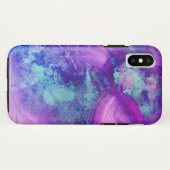Coques Case-Mate iPhone Blue Purple Space (Dos (Horizontal))