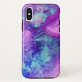 Coques Case-Mate iPhone Blue Purple Space (Dos)