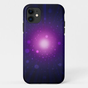 Coques Pour iPhone Blue Purple Space Galaxy étoiles Abstrait
