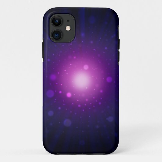 Coques Case-Mate iPhone Blue Purple Space Galaxy étoiles Abstrait (Dos)