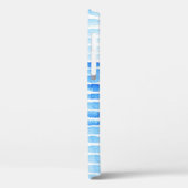 Coques Case-Mate iPhone Blue Raindrops : Aquarelle sans couleur Abstrait (Verso / Gauche)