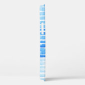 Coques Case-Mate iPhone Blue Raindrops : Aquarelle sans couleur Abstrait (Verso / Droite)