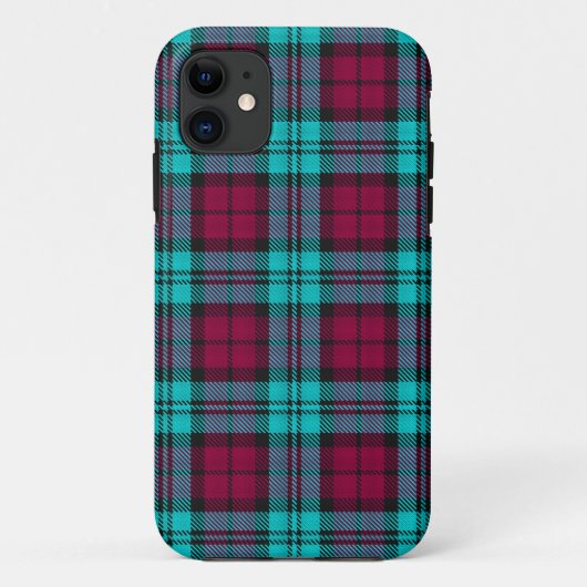 Coques Case-Mate iPhone Blue Red Campbell Tartan Blackwatch Plaid (Dos)