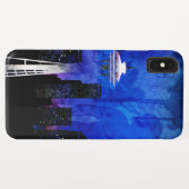 Coques Case-Mate iPhone Blue Seattle Washington. (Dos (Horizontal))