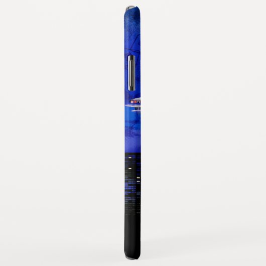 Coques Case-Mate iPhone Blue Seattle Washington. (Dos/Droite)