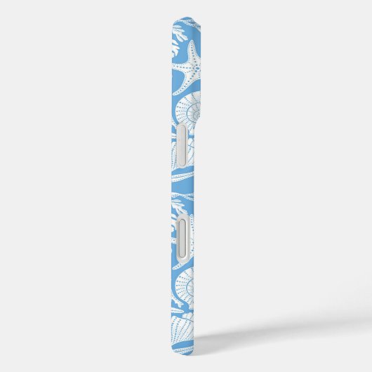 Coques Case-Mate iPhone Blue Shells Personalized (Verso / Droite)