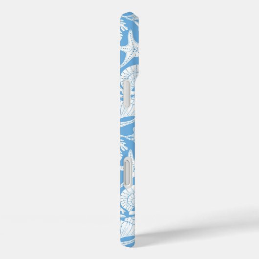 Coques Case-Mate iPhone Blue Shells Personalized (Verso / Droite)