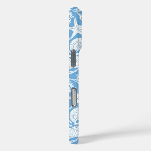 Coques Case-Mate iPhone Blue Shells Personalized (Verso / Droite)