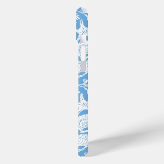 Coques Case-Mate iPhone Blue Shells Personalized (Verso / Gauche)