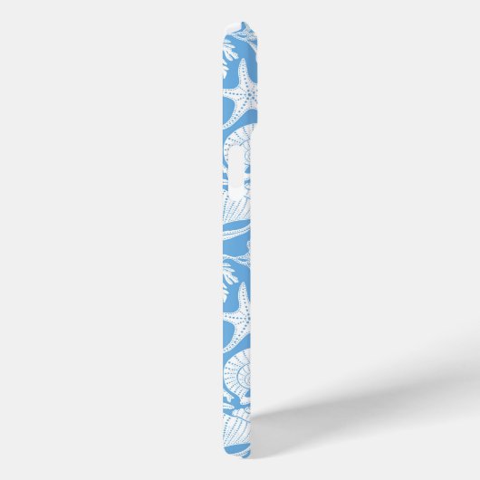 Coques Case-Mate iPhone Blue Shells Personalized (Verso / Droite)