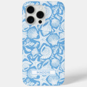 Coques Case-Mate iPhone Blue Shells Personalized Case-Mate iPhone Case (Verso)